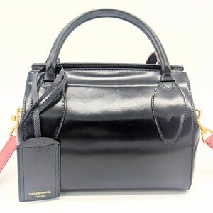 SOLD - Thom Browne Patent Leather Top Handle Bag